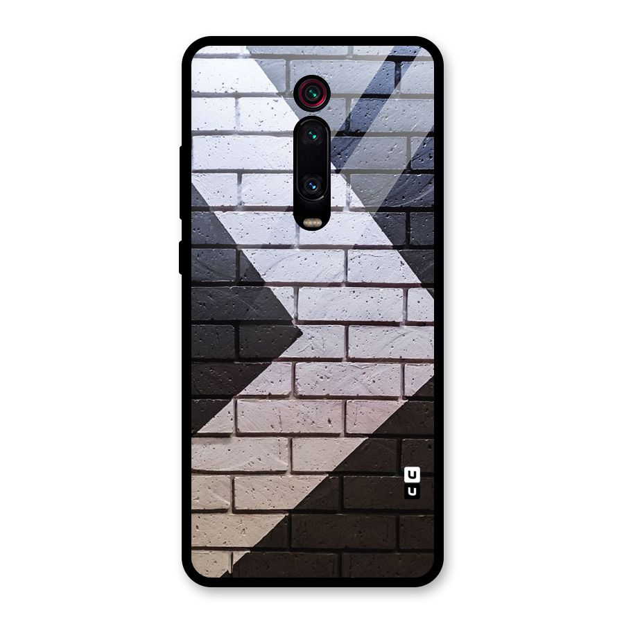 Wall Arrow Design Glass Back Case for Redmi K20 Pro
