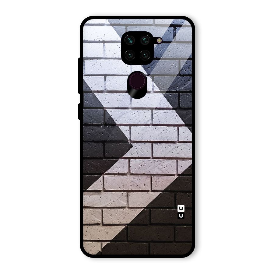 Wall Arrow Design Glass Back Case for Redmi Note 9