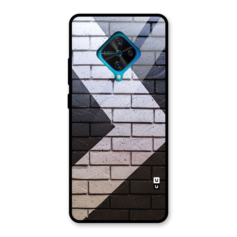 Wall Arrow Design Glass Back Case for Vivo S1 Pro