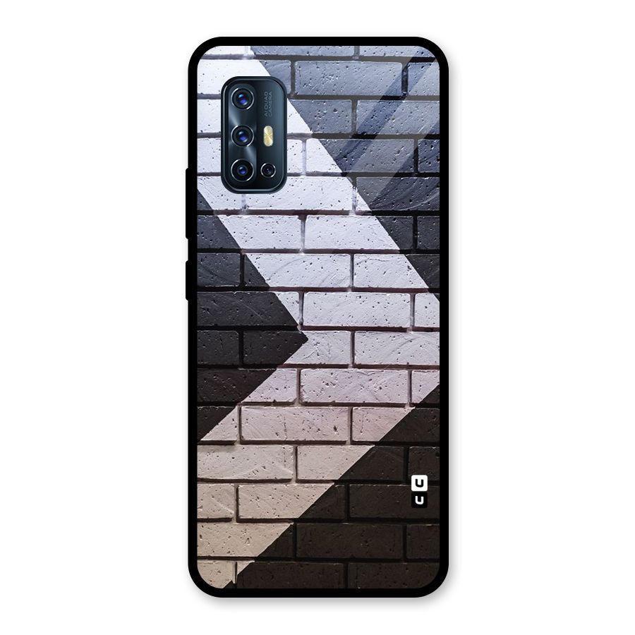 Wall Arrow Design Glass Back Case for Vivo V17