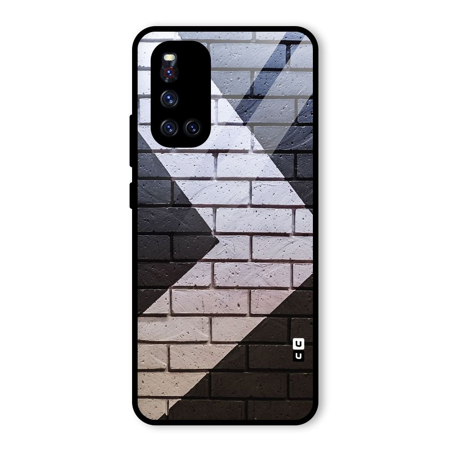 Wall Arrow Design Glass Back Case for Vivo V19