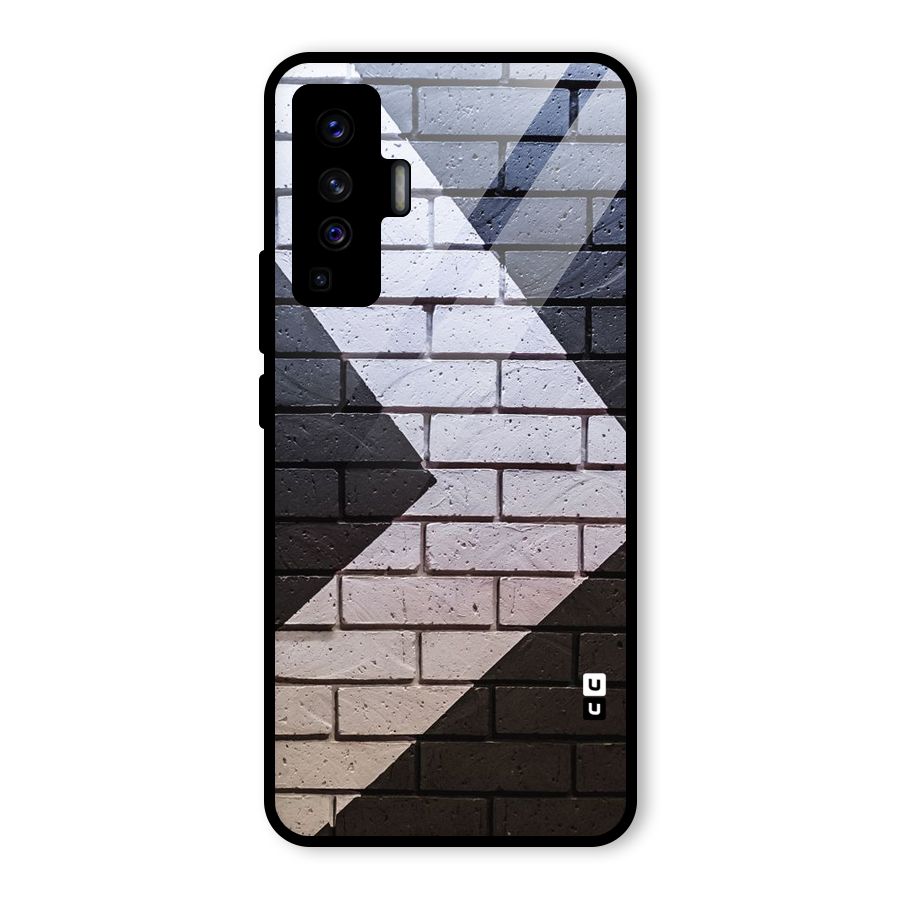 Wall Arrow Design Glass Back Case for Vivo X50