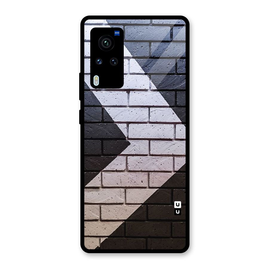 Wall Arrow Design Glass Back Case for Vivo X60 Pro