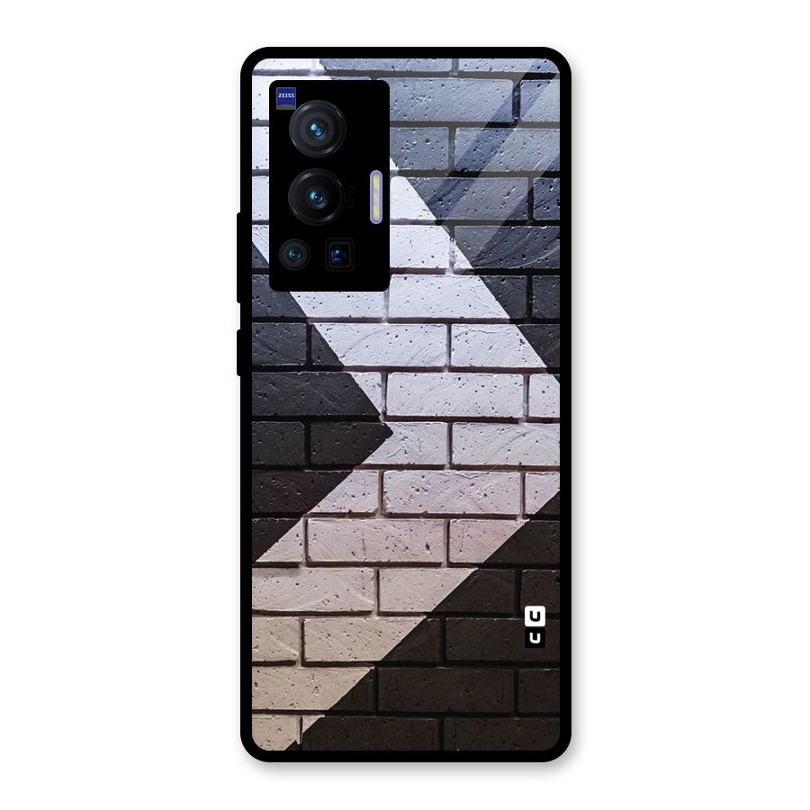 Wall Arrow Design Glass Back Case for Vivo X70 Pro