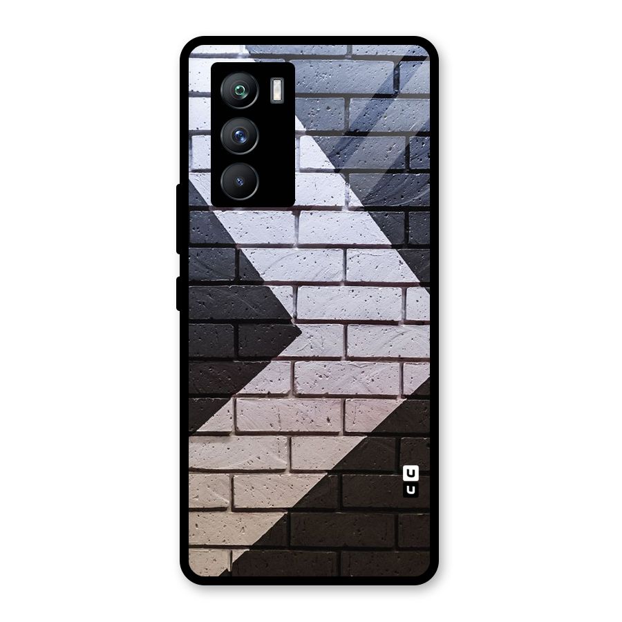 Wall Arrow Design Glass Back Case for Vivo iQOO 9 SE