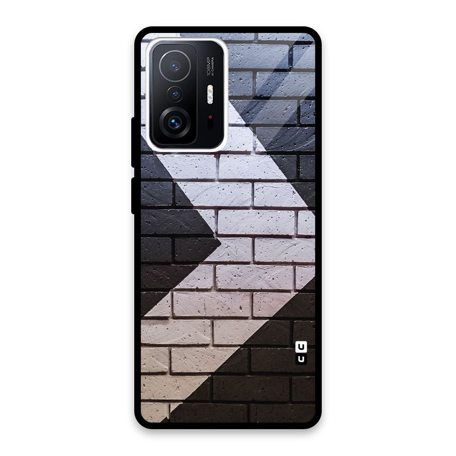 Wall Arrow Design Glass Back Case for Xiaomi 11T Pro