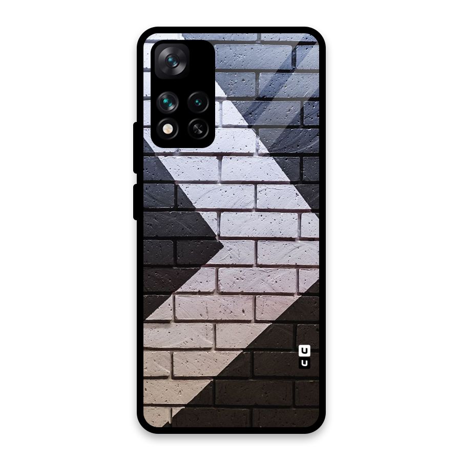 Wall Arrow Design Glass Back Case for Xiaomi 11i HyperCharge 5G