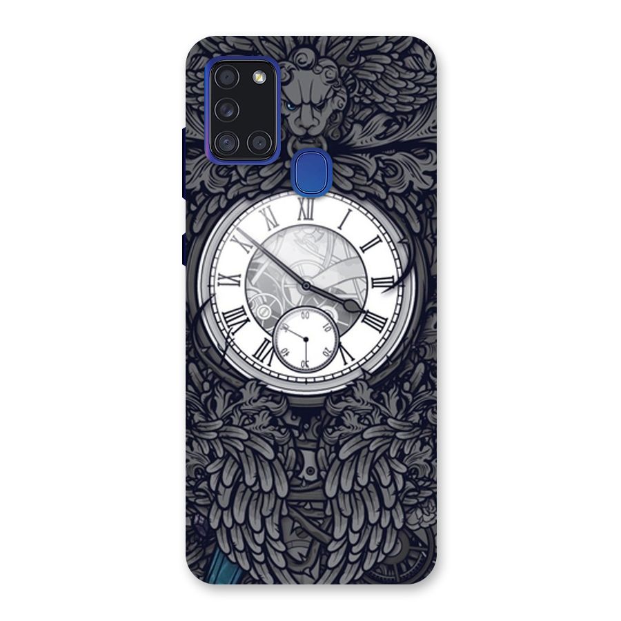 Wall Clock Back Case for Galaxy A21s
