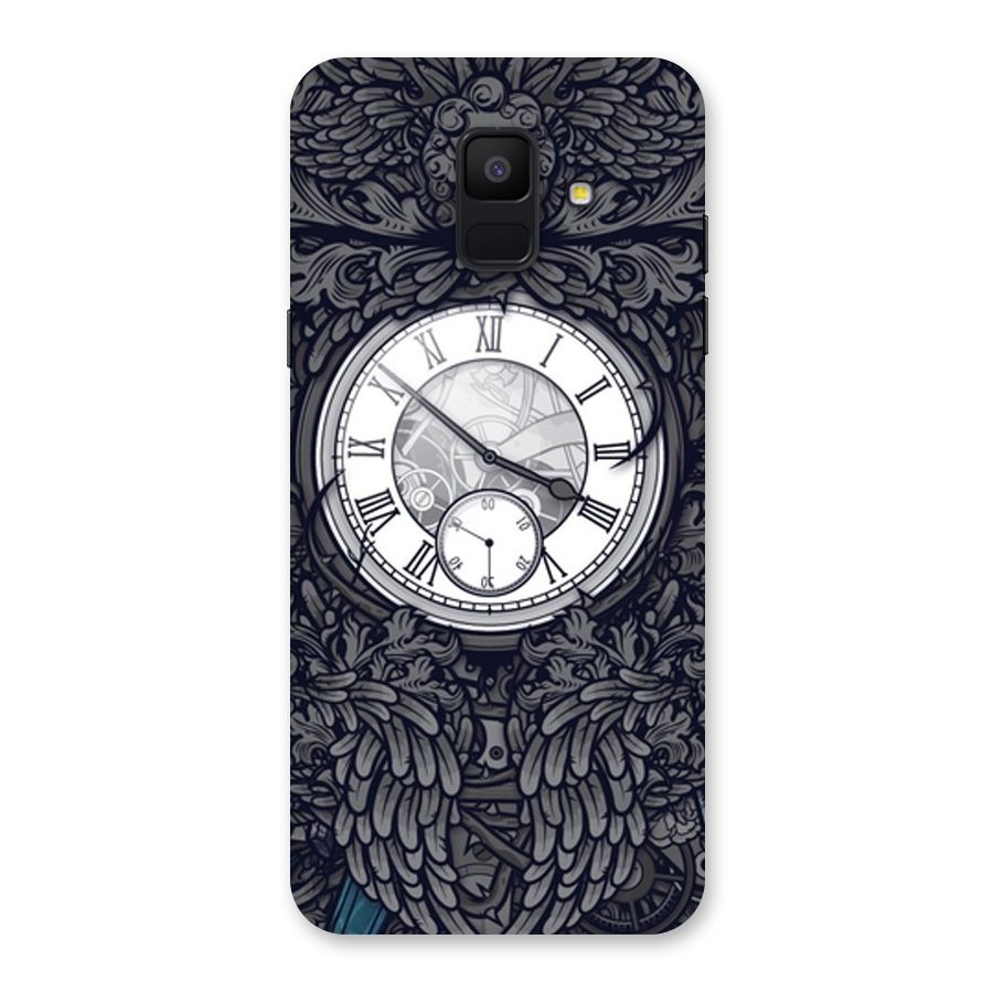Wall Clock Back Case for Galaxy A6 (2018)