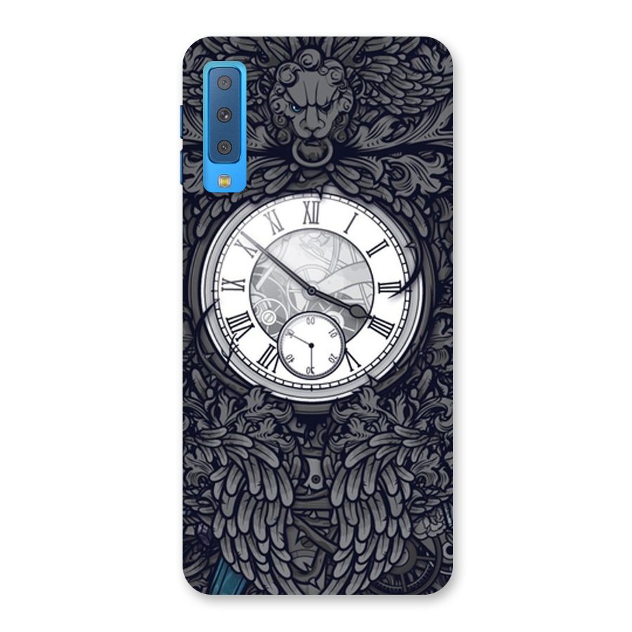 Wall Clock Back Case for Galaxy A7 (2018)