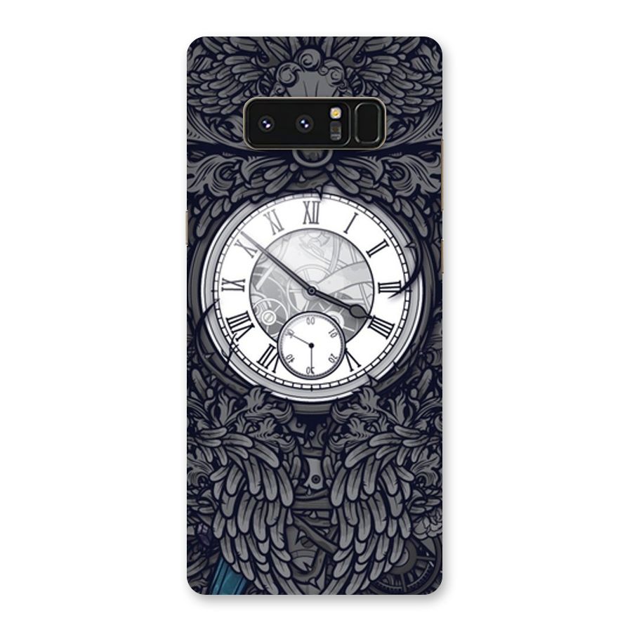 Wall Clock Back Case for Galaxy Note 8