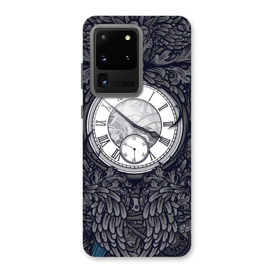 Wall Clock Back Case for Galaxy S20 Ultra