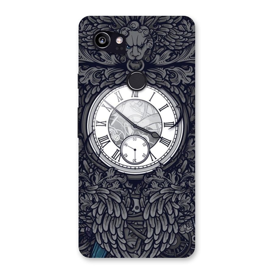 Wall Clock Back Case for Google Pixel 2 XL