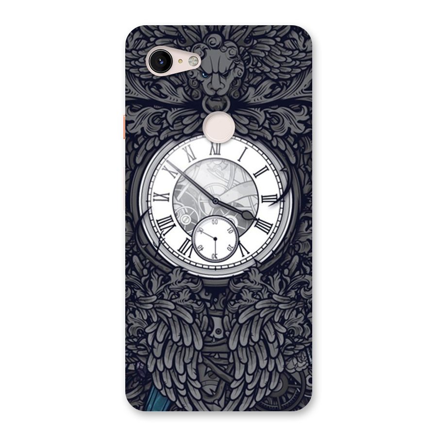 Wall Clock Back Case for Google Pixel 3 XL