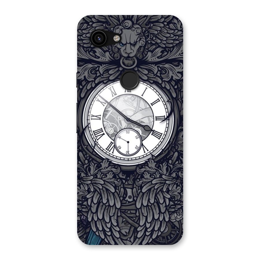 Wall Clock Back Case for Google Pixel 3a