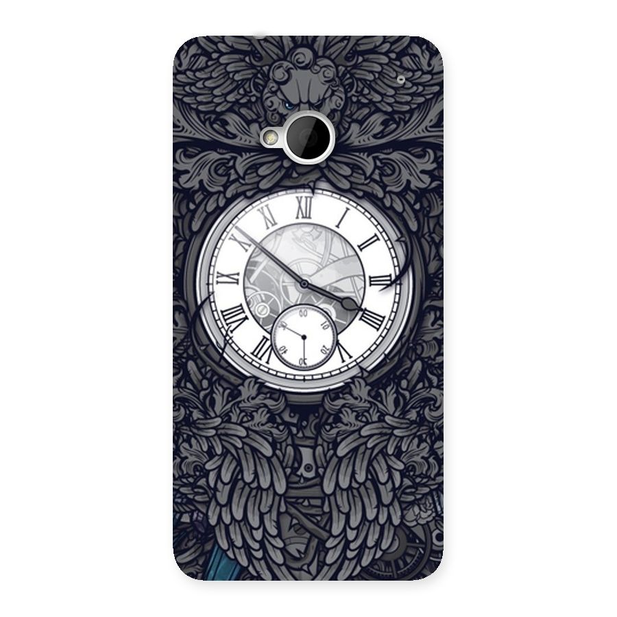 Wall Clock Back Case for HTC One M7