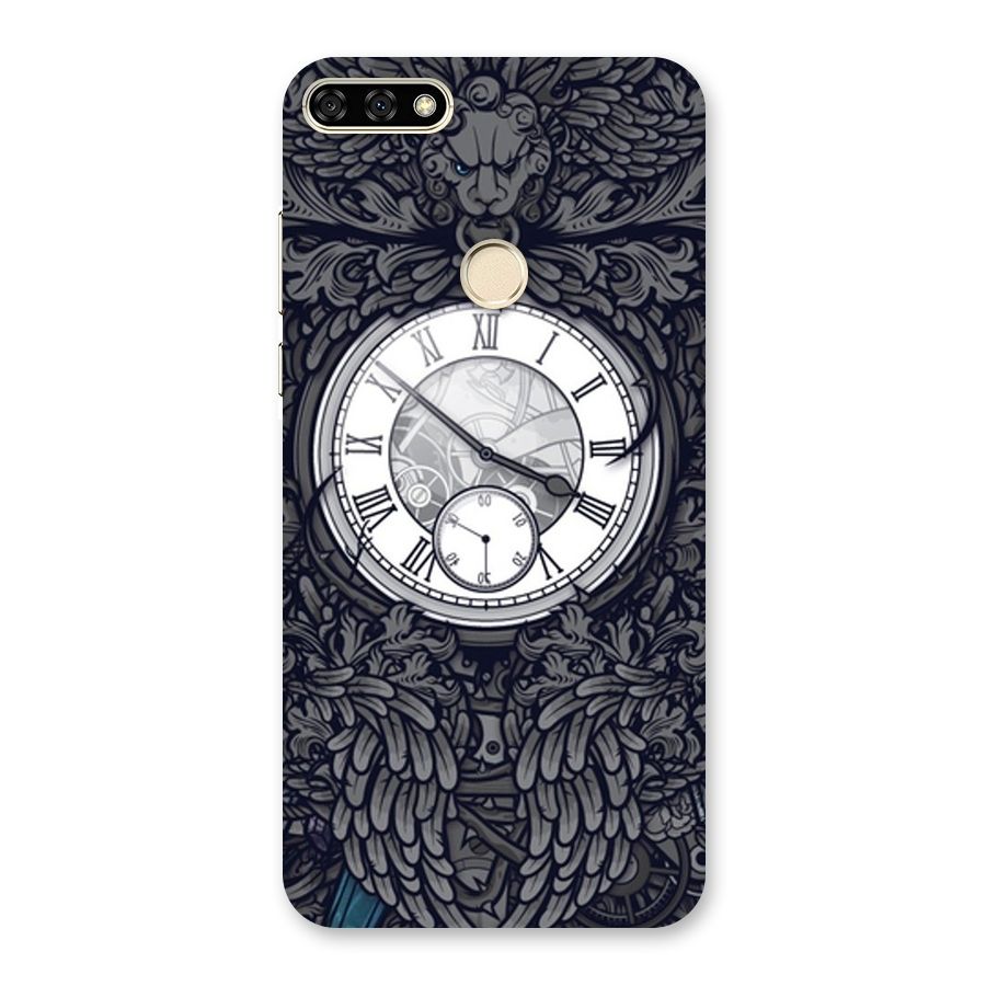 Wall Clock Back Case for Honor 7A