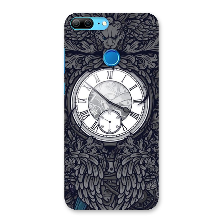 Wall Clock Back Case for Honor 9 Lite