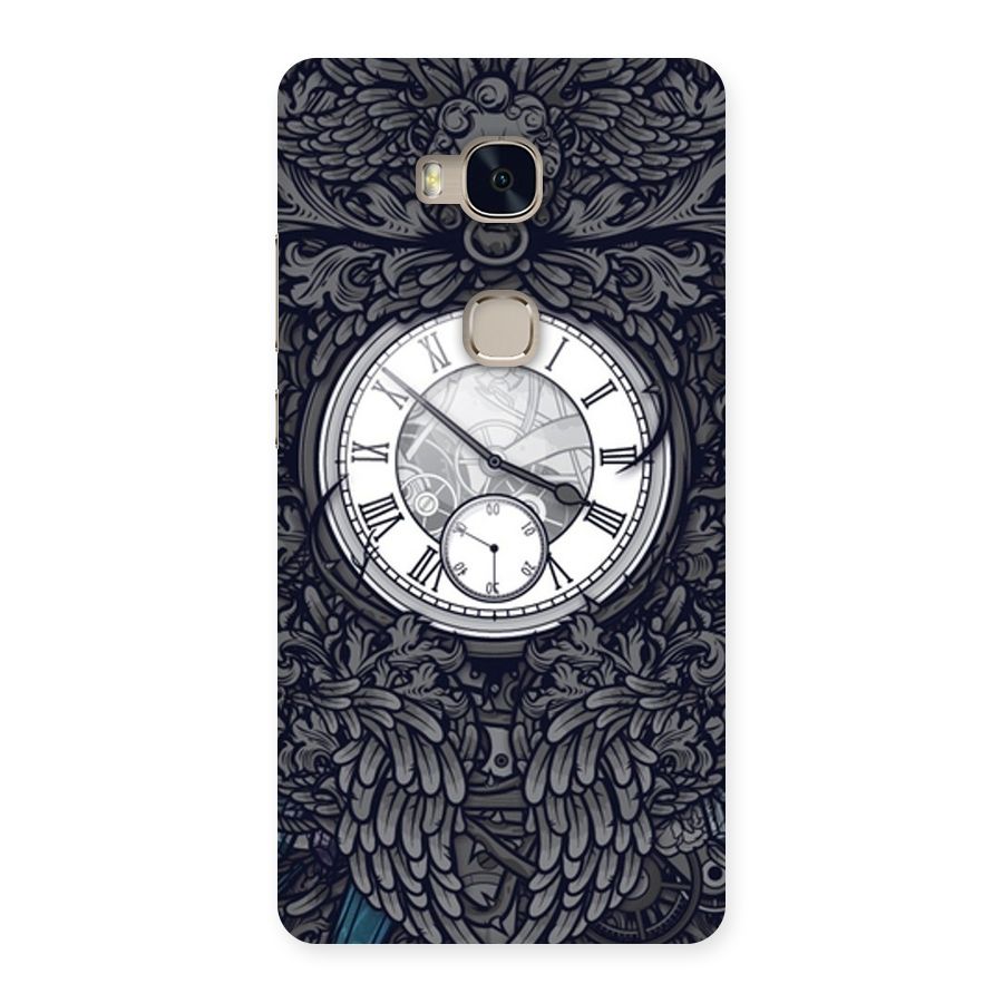 Wall Clock Back Case for Huawei Honor 5X