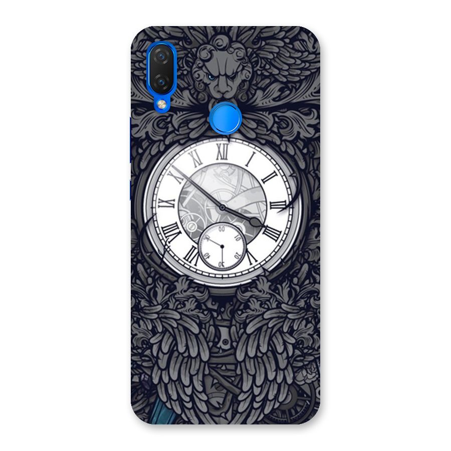 Wall Clock Back Case for Huawei P Smart+