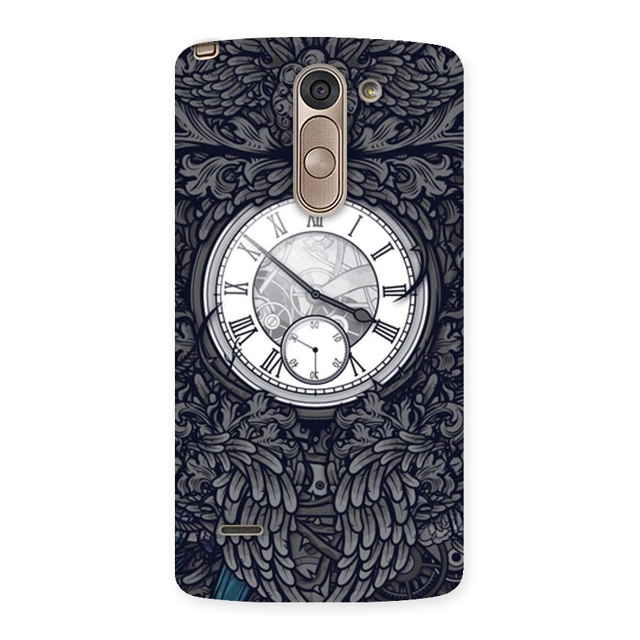 Wall Clock Back Case for LG G3 Stylus