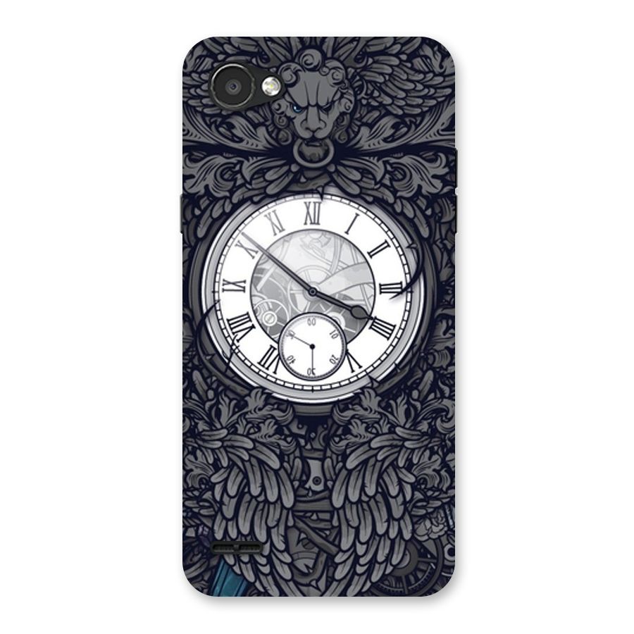 Wall Clock Back Case for LG Q6