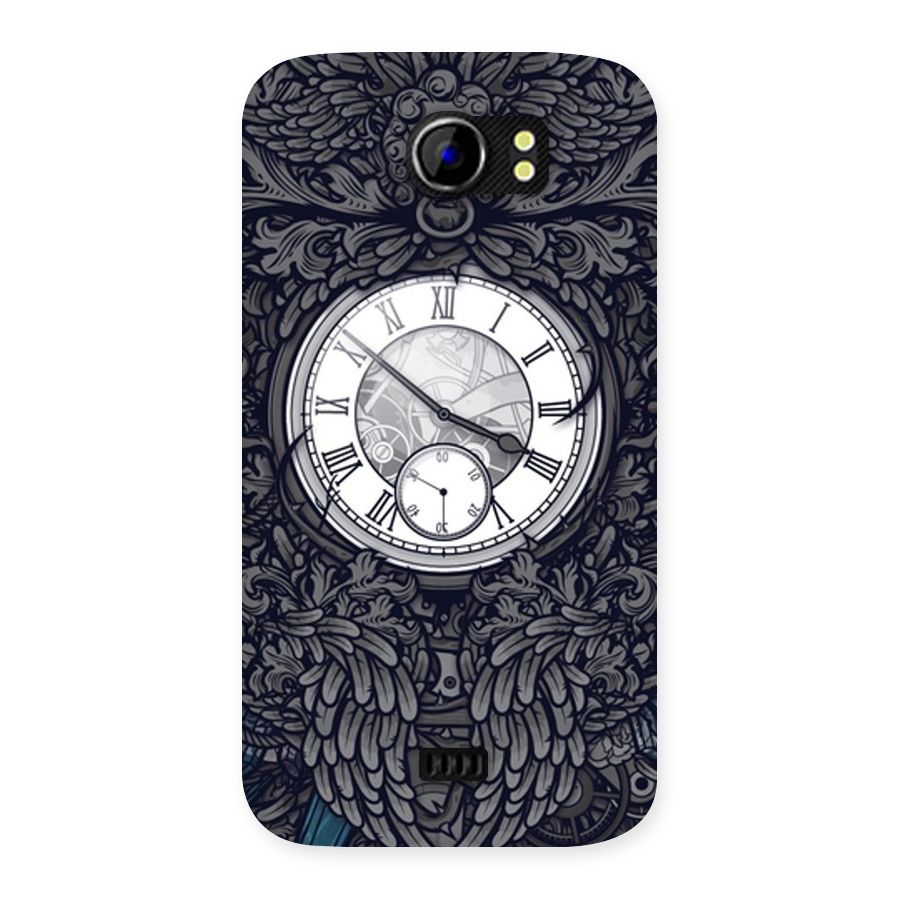 Wall Clock Back Case for Micromax Canvas 2 A110