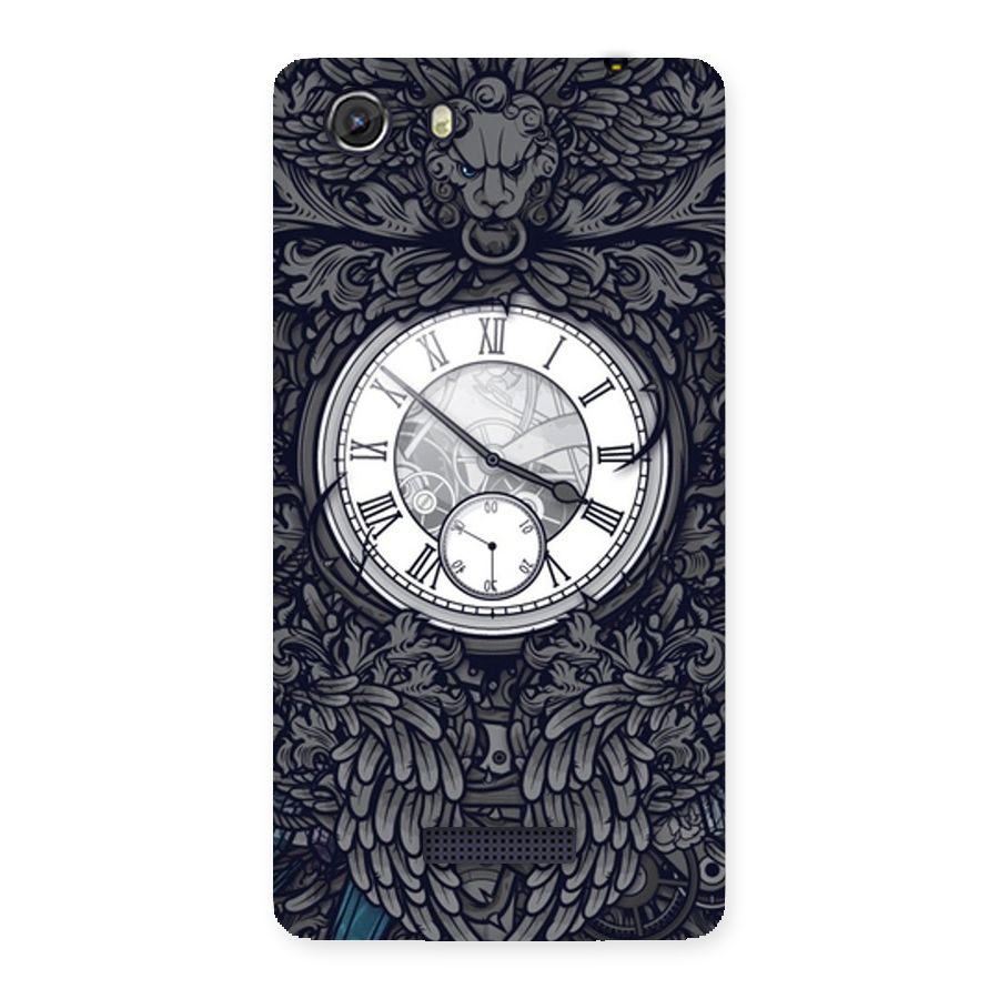 Wall Clock Back Case for Micromax Unite 3
