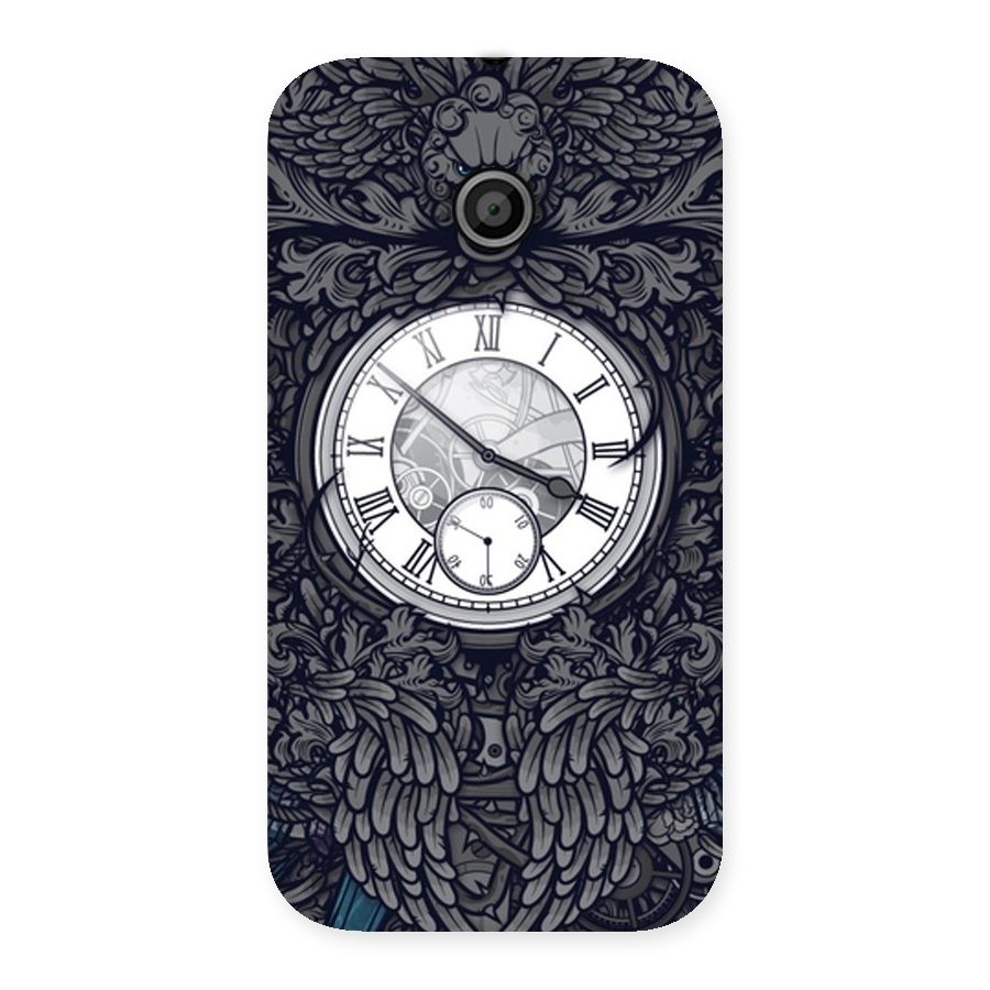 Wall Clock Back Case for Moto E