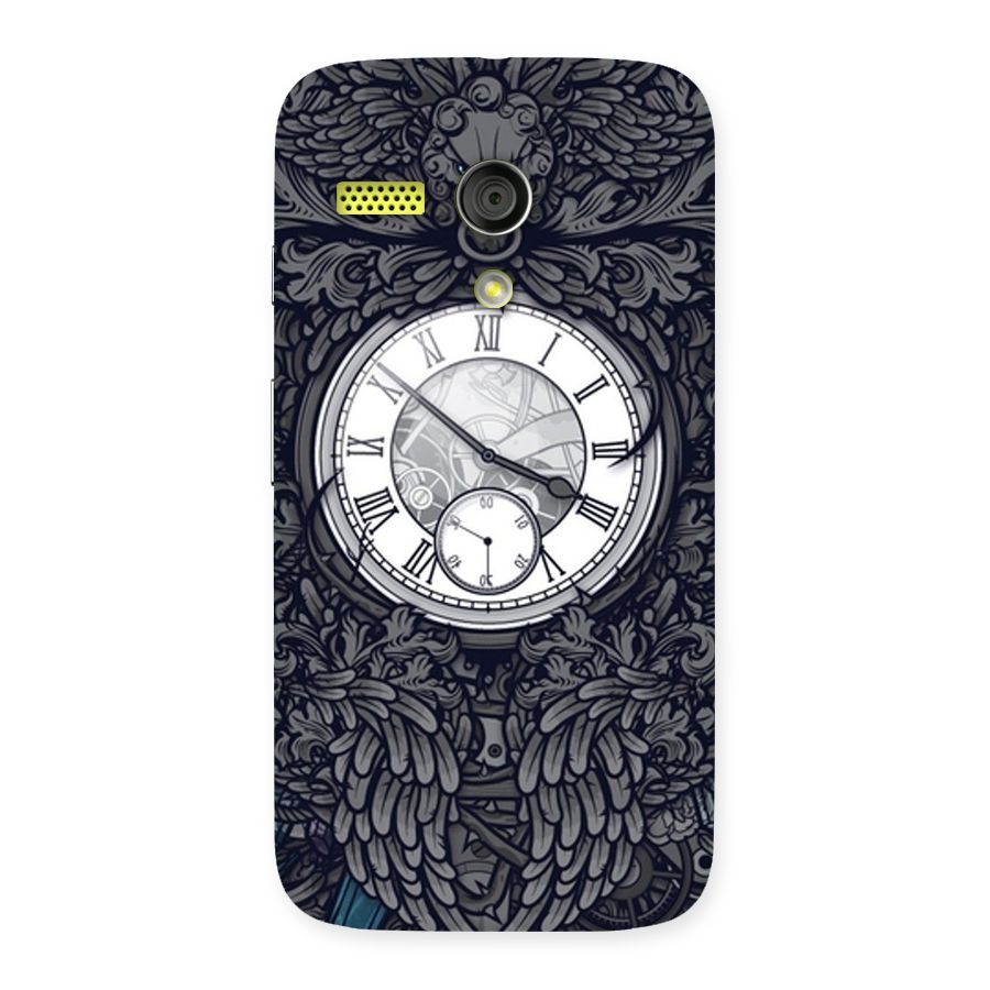 Wall Clock Back Case for Moto G
