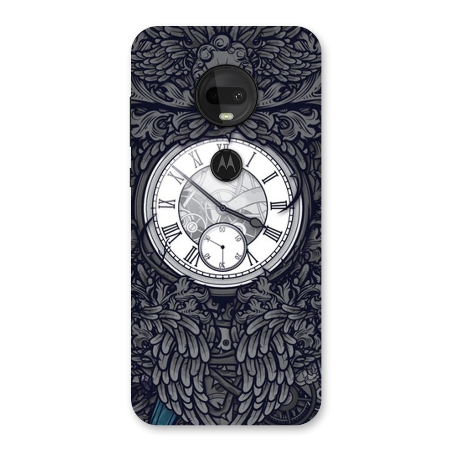 Wall Clock Back Case for Moto G7