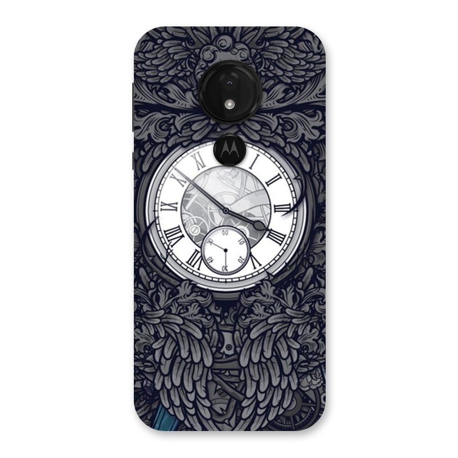 Wall Clock Back Case for Moto G7 Power