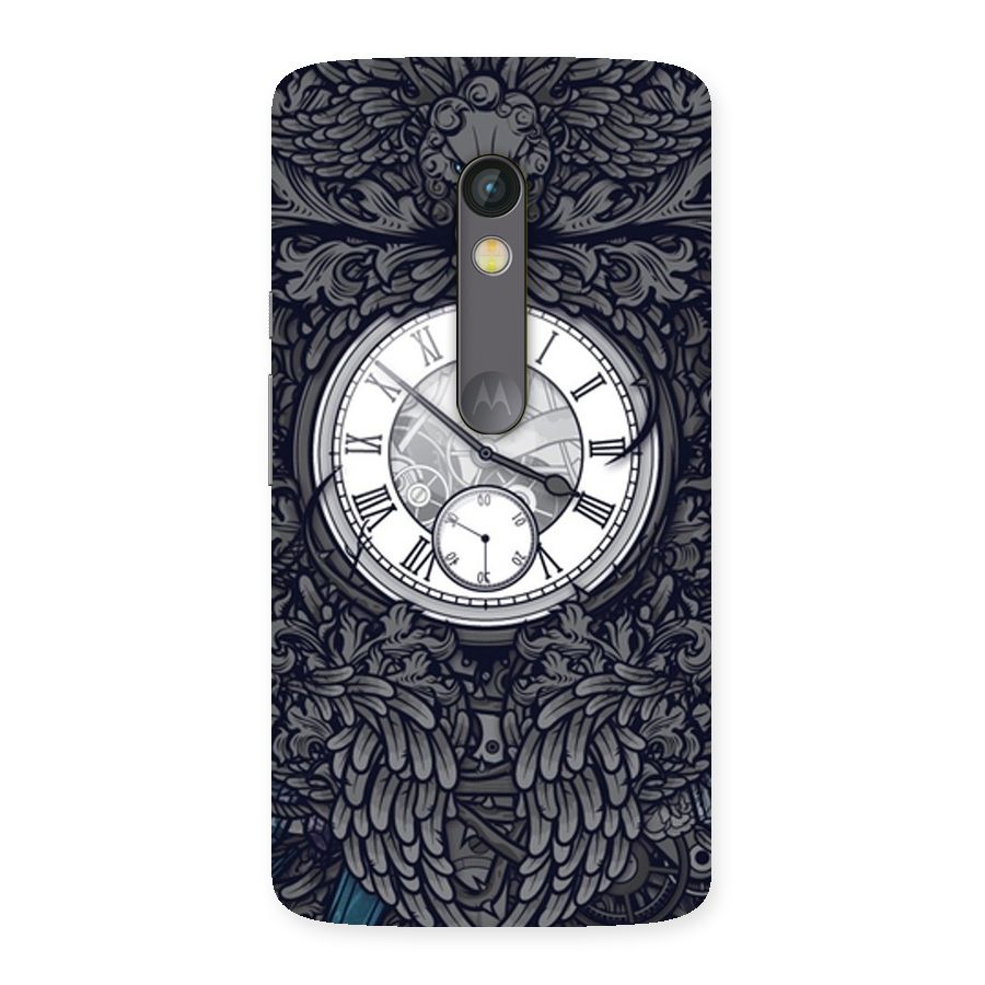 Wall Clock Back Case for Moto X Play