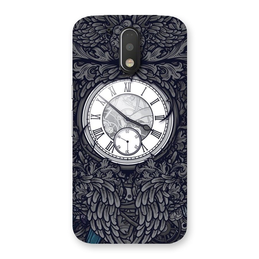 Wall Clock Back Case for Motorola Moto G4