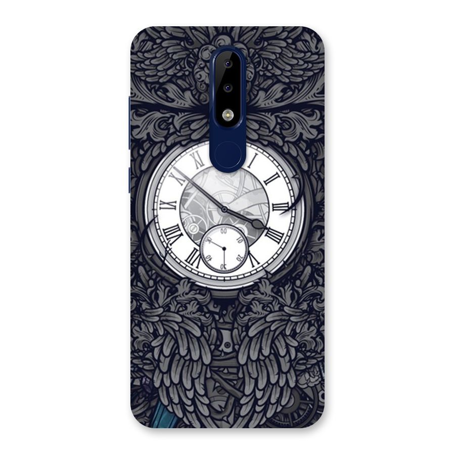 Wall Clock Back Case for Nokia 5.1 Plus