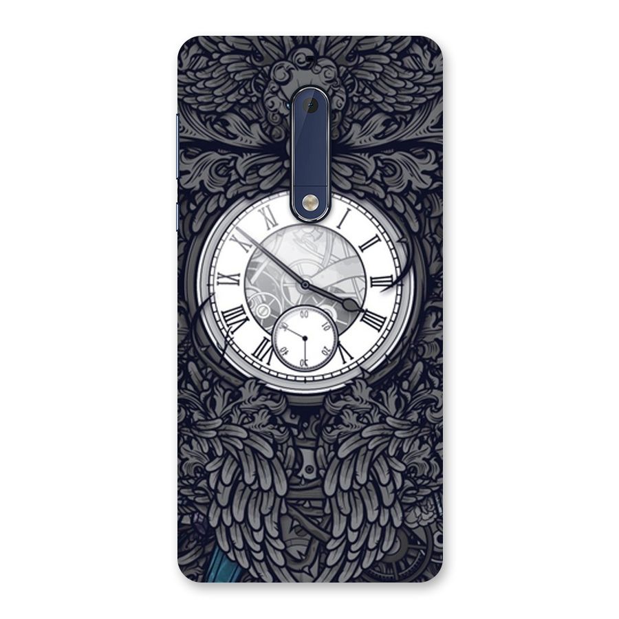 Wall Clock Back Case for Nokia 5