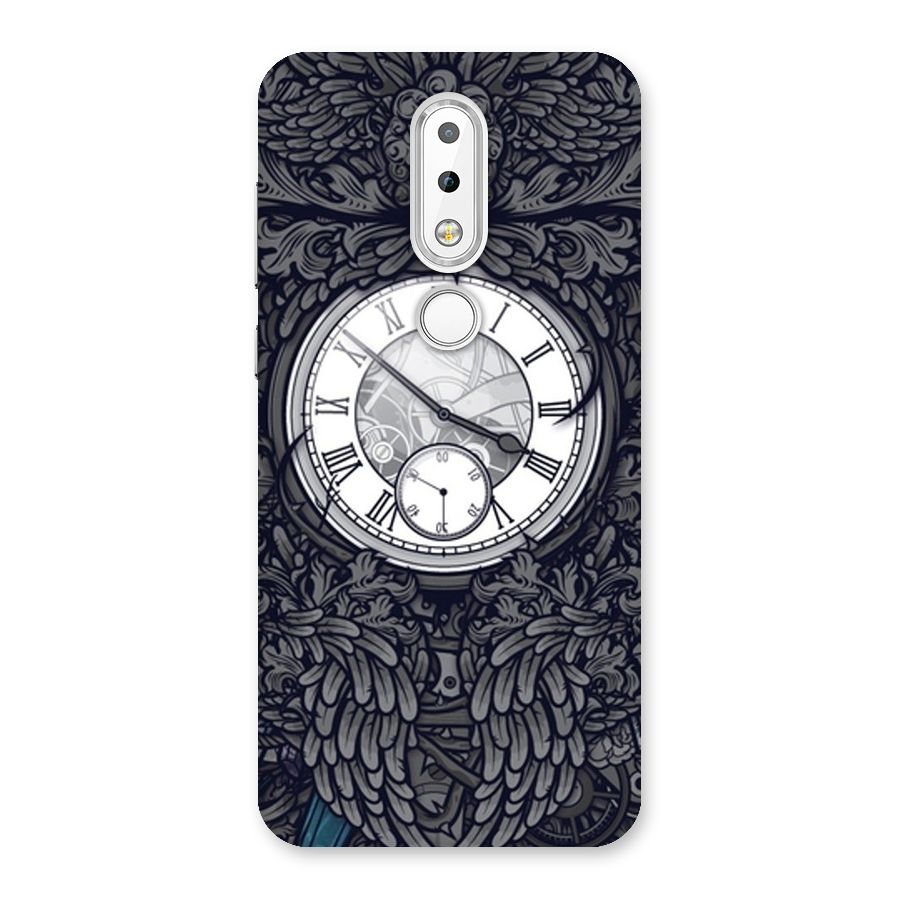 Wall Clock Back Case for Nokia 6.1 Plus