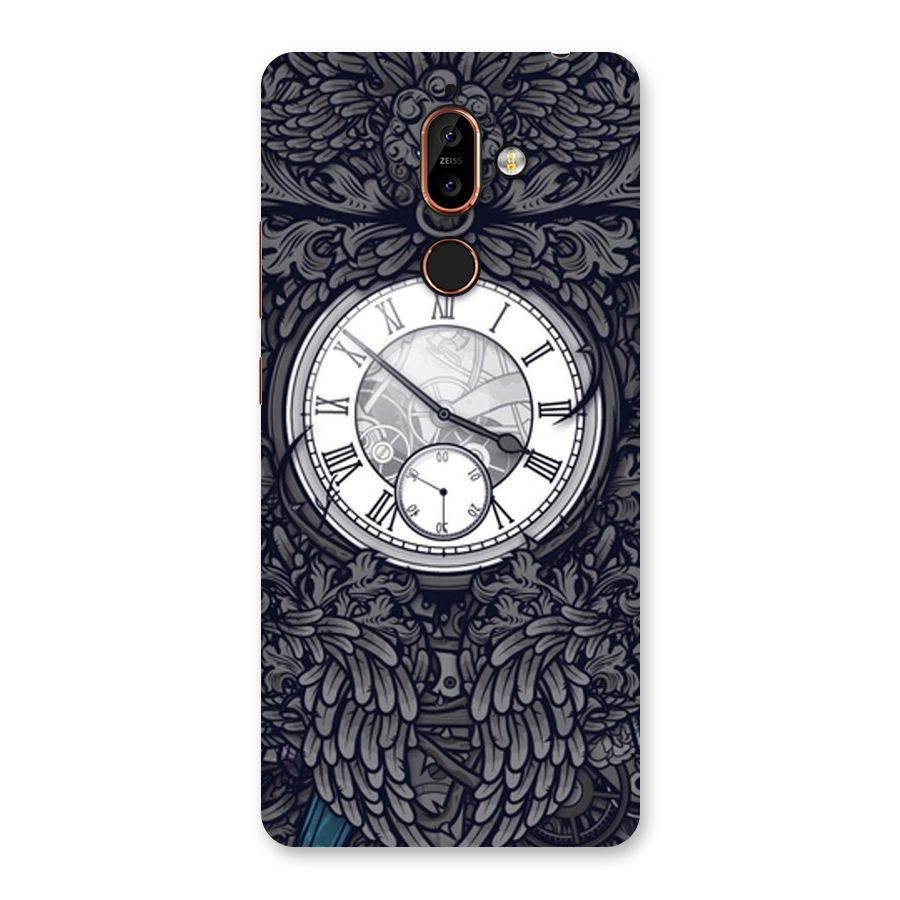 Wall Clock Back Case for Nokia 7 Plus