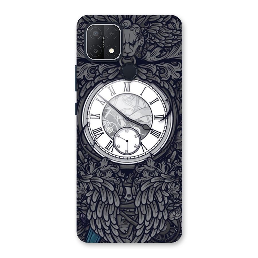 Wall Clock Back Case for Oppo A15s