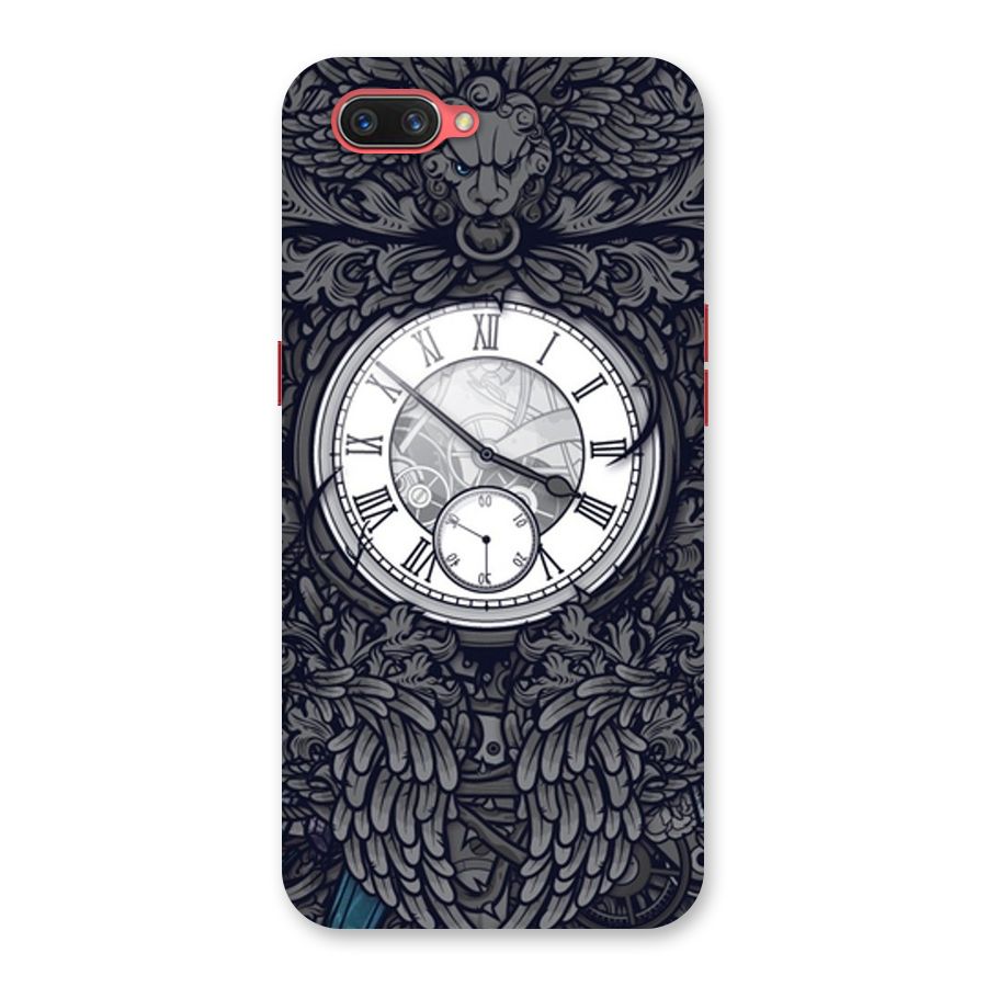 Wall Clock Back Case for Oppo A3s