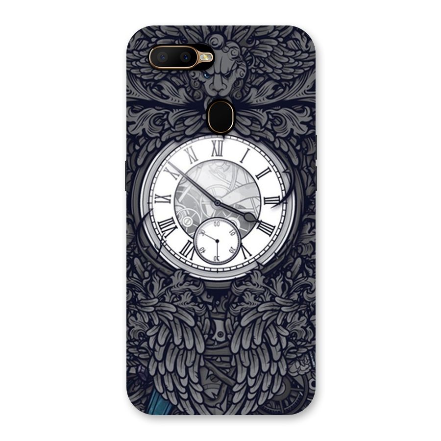 Wall Clock Back Case for Oppo A5s