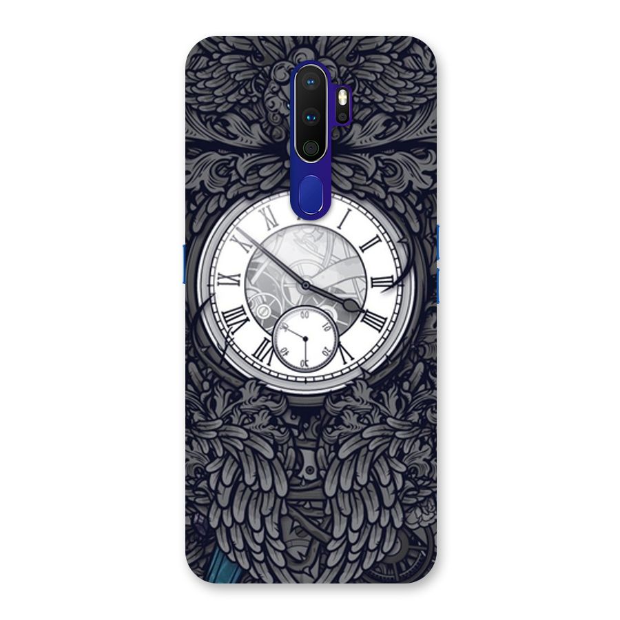 Wall Clock Back Case for Oppo A9 (2020)