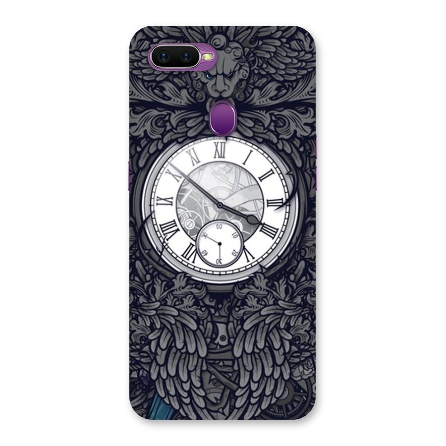 Wall Clock Back Case for Oppo F9