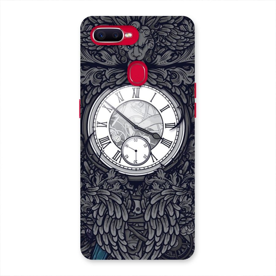 Wall Clock Back Case for Oppo F9 Pro