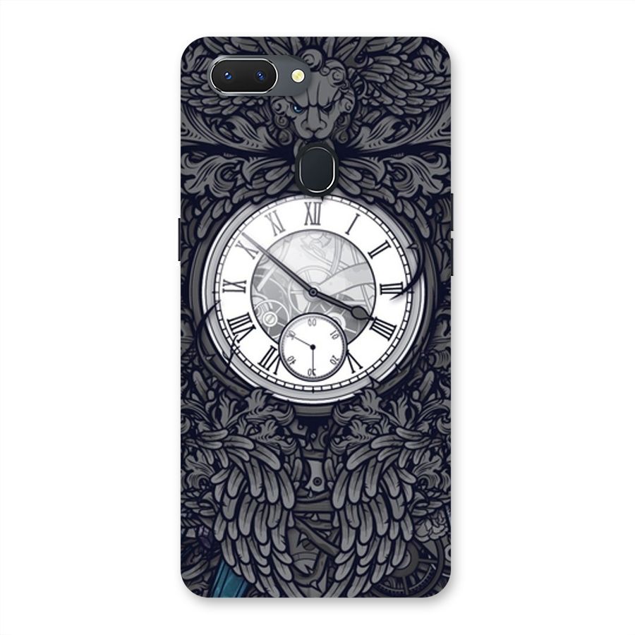 Wall Clock Back Case for Oppo Realme 2