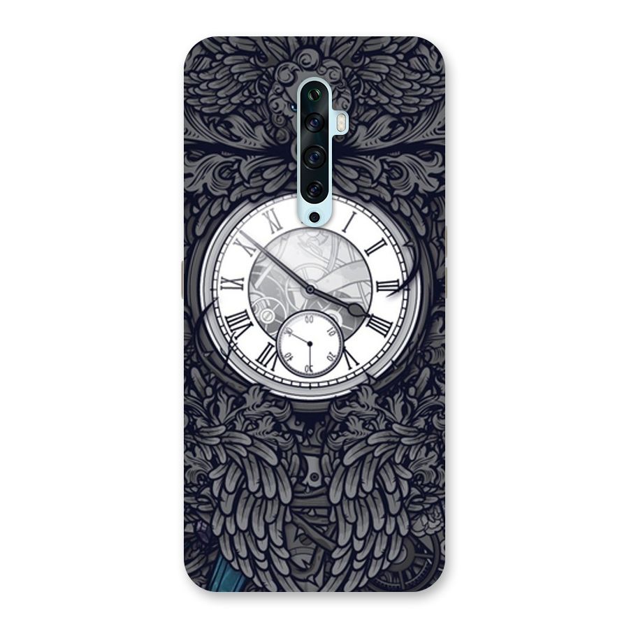 Wall Clock Back Case for Oppo Reno2 Z