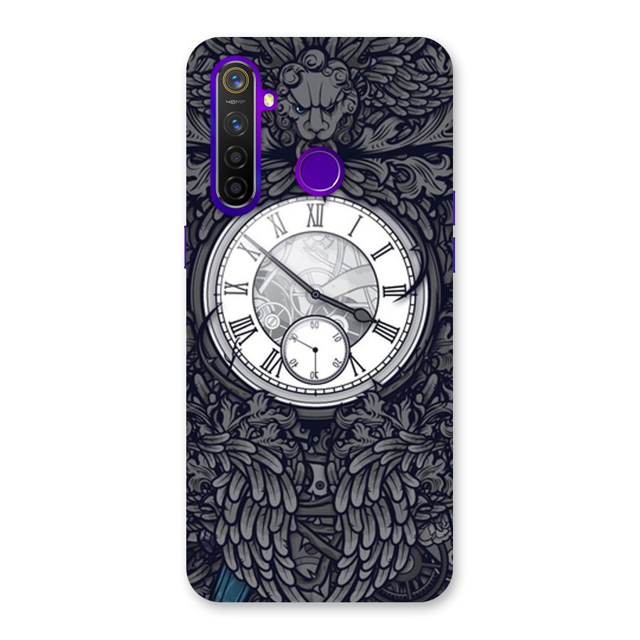 Wall Clock Back Case for Realme 5 Pro
