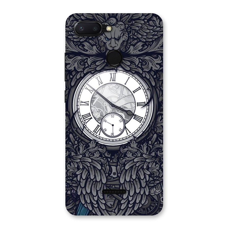 Wall Clock Back Case for Redmi 6