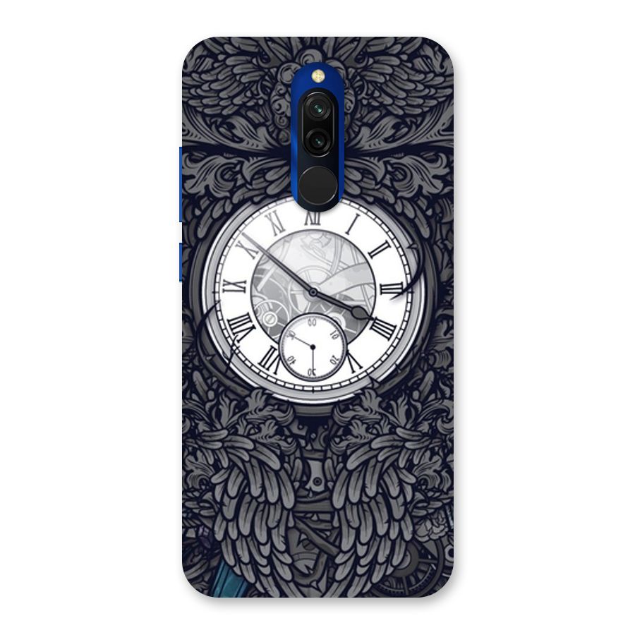 Wall Clock Back Case for Redmi 8