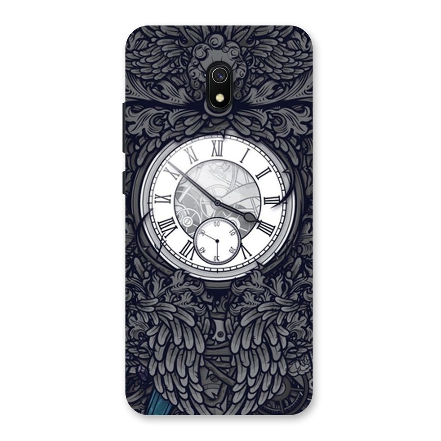 Wall Clock Back Case for Redmi 8A